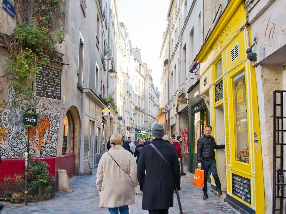 Charming Apartment Rue Des Rosiers Paris Exterior photo